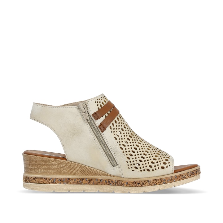 Remonte Artikelnummer D3075-60 remonte Damen Keilsandaletten cremebeige Meist gekauft