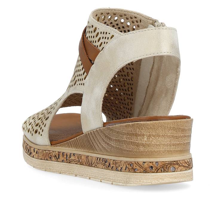Remonte Artikelnummer D3075-60 remonte Damen Keilsandaletten cremebeige Meist gekauft