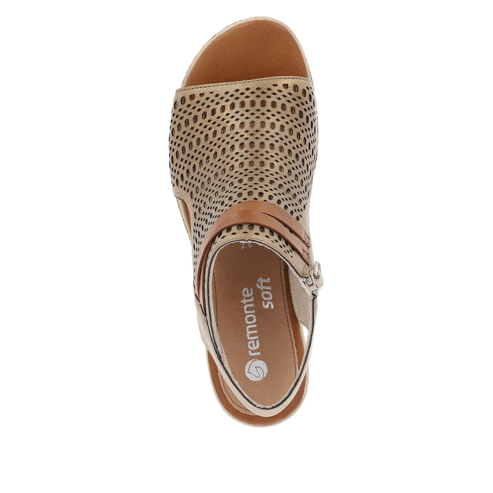 Remonte Artikelnummer D3075-90 remonte Damen Keilsandaletten bronze Kostenloser Versand