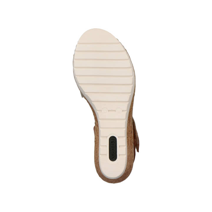 Remonte Artikelnummer R6251-23 remonte Damen Keilsandaletten karamellbraun-metallic Flash Sale