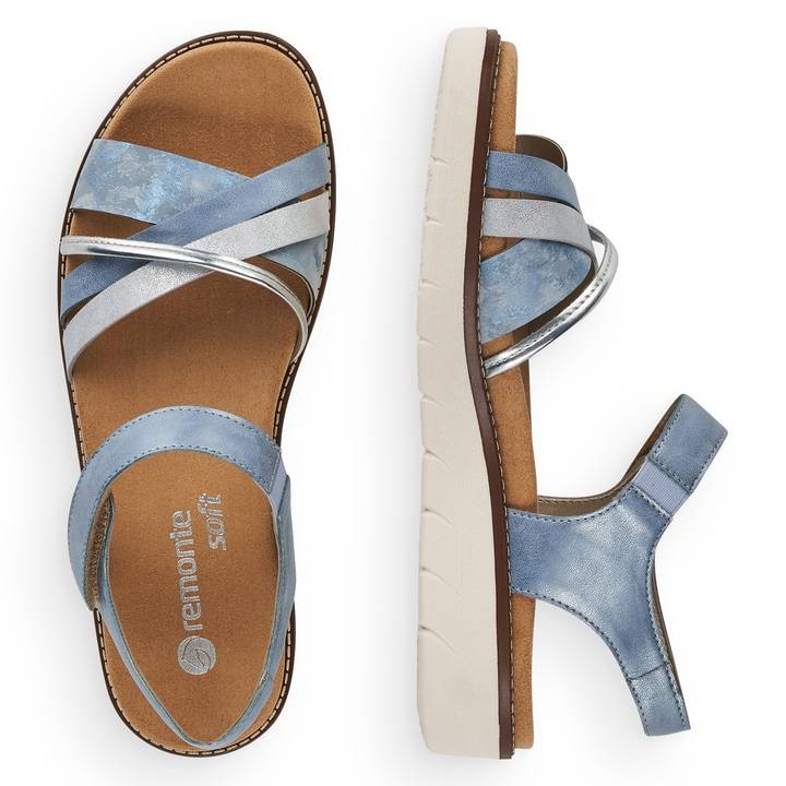 Remonte Artikelnummer D2058-12 remonte Damen Riemchensandalen himmelblau Top Angebot