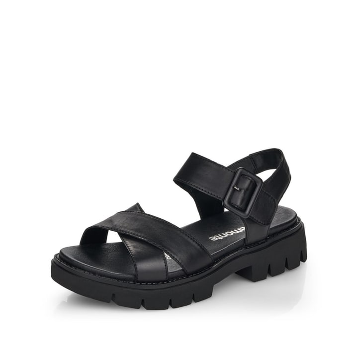 Remonte Artikelnummer D7950-00 remonte Damen Riemchensandalen mattschwarz Neueste Mode