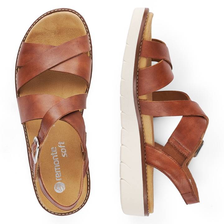 Remonte Artikelnummer D2060-24 remonte Damen Riemchensandalen schokobraun Zeitlich begrenztes Angebot
