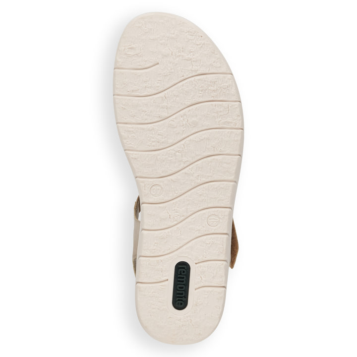Remonte Artikelnummer D2058-90 remonte Damen Riemchensandalen hellbeige-metallic Exklusive Angebote