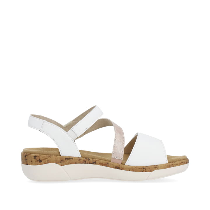 Remonte Artikelnummer R6860-80 remonte Damen Riemchensandalen sternenweiß-metallicrosé Saisonale Angebote