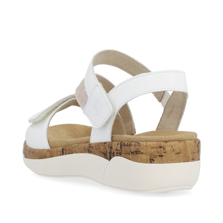 Remonte Artikelnummer R6860-80 remonte Damen Riemchensandalen sternenweiß-metallicrosé Saisonale Angebote