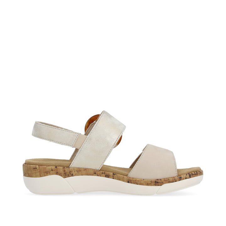 Remonte Artikelnummer R6853-61 remonte Damen Riemchensandalen lehmbeige-altweiß Tägliche Deals