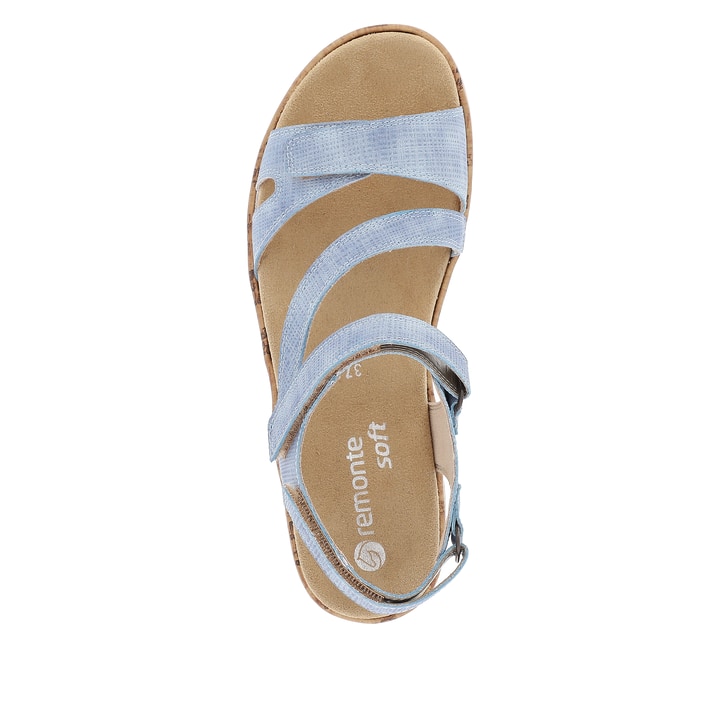 Remonte Artikelnummer R6850-15 remonte Damen Riemchensandalen eisblau Super Sparpreis