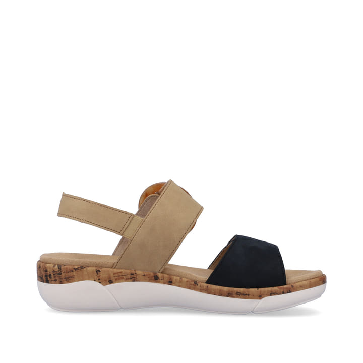 Remonte Artikelnummer R6853-60 remonte Damen Riemchensandalen sandbeige-stahlblau Wochenangebot