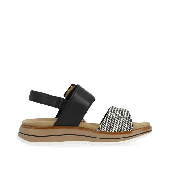 Remonte Artikelnummer D1J53-02 remonte Damen Riemchensandalen tiefschwarz-gestreift Kostenlose Rückgabe