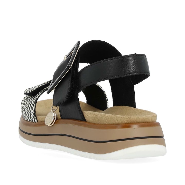 Remonte Artikelnummer D1J53-02 remonte Damen Riemchensandalen tiefschwarz-gestreift Kostenlose Rückgabe