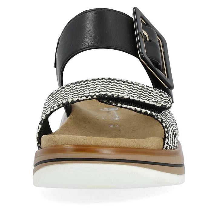 Remonte Artikelnummer D1J53-02 remonte Damen Riemchensandalen tiefschwarz-gestreift Kostenlose Rückgabe