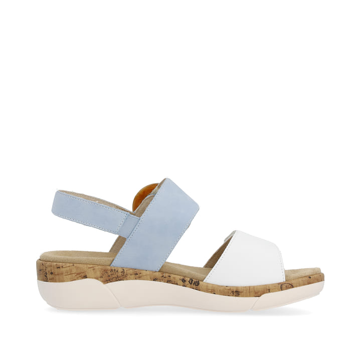 Remonte Artikelnummer R6853-10 remonte Damen Riemchensandalen babyblau-kristallweiß Neueste Stile