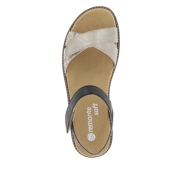 Remonte Artikelnummer D2049-63 remonte Damen Riemchensandalen sandbeige-tiefschwarz Bis zu 60% Rabatt
