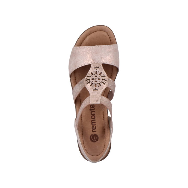 Remonte Artikelnummer R3666-31 remonte Damen Riemchensandalen rosa-metallic Nur für heute