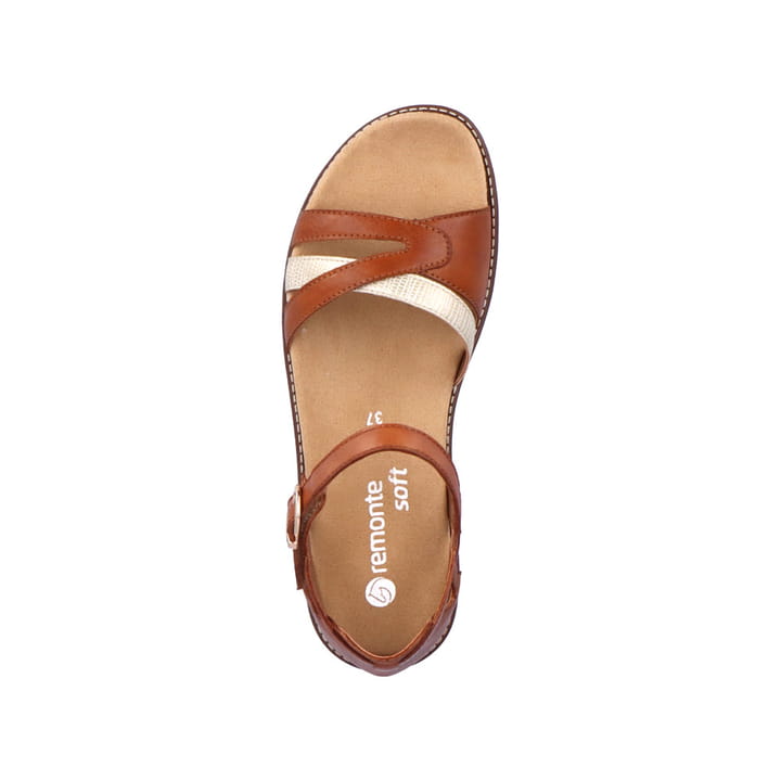 Remonte Artikelnummer D2046-24 remonte Damen Riemchensandalen karamellbraun Riesige Rabatte