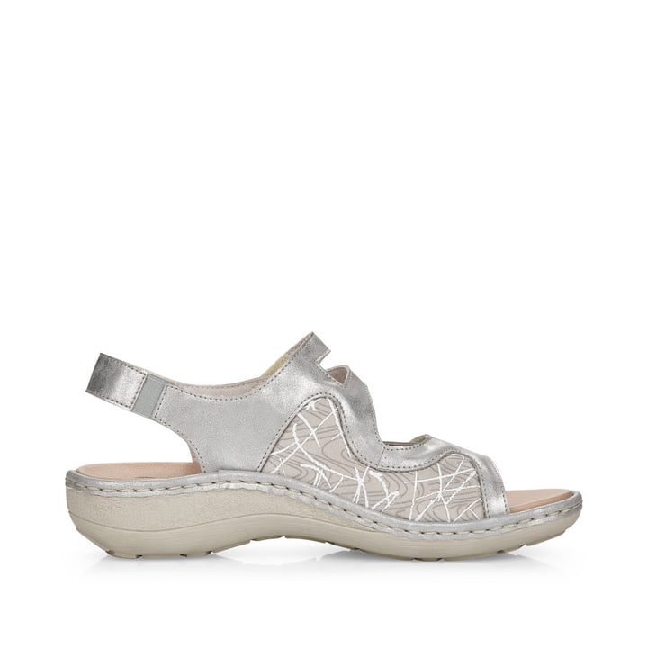 Remonte Artikelnummer D7647-40 remonte Damen Riemchensandalen silber-grau Kostenloser Versand international