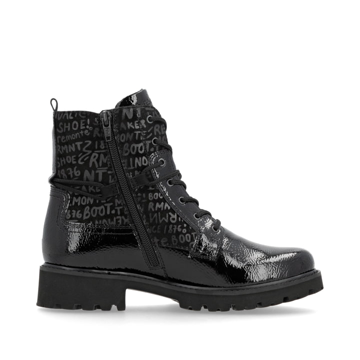 Remonte Artikelnummer D8659-03 remonte Damen Kurzstiefel lackschwarz zollfrei