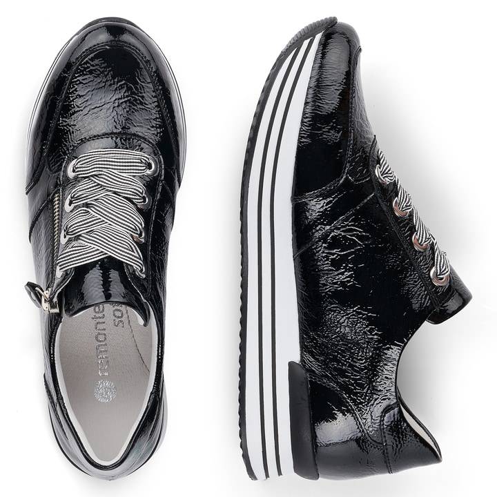 Remonte Artikelnummer D1302-02 remonte Damen Sneaker glanzschwarz 2025