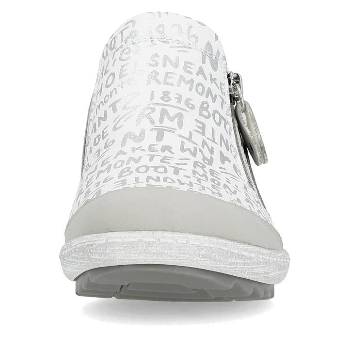 Remonte Artikelnummer R1428-80 remonte Damen Slipper silberweiß-asphaltgrau Blitzverkäufe