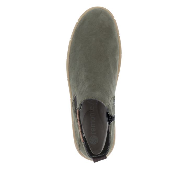 Remonte Artikelnummer D1T71-54 remonte Damen Chelsea Boots armeegrün Muttertagsangebot