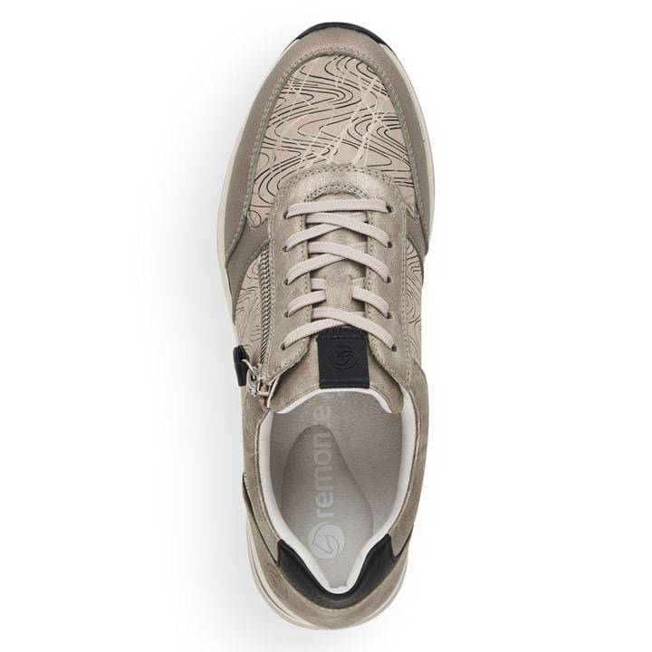 Remonte Artikelnummer D2400-60 remonte Damen Sneaker hellbeige-metallic Letzte 3 Tage