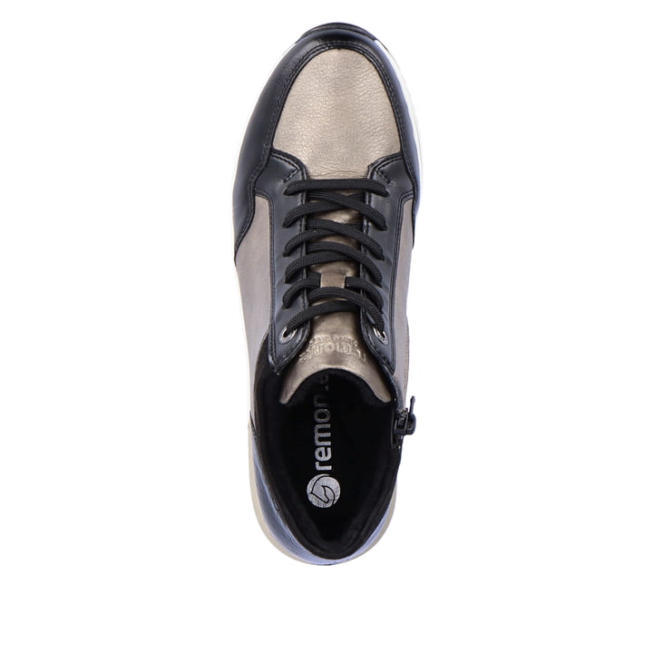 Remonte Artikelnummer D0T70-01 remonte Damen Sneaker mattschwarz-mondgrau Schlussverkauf