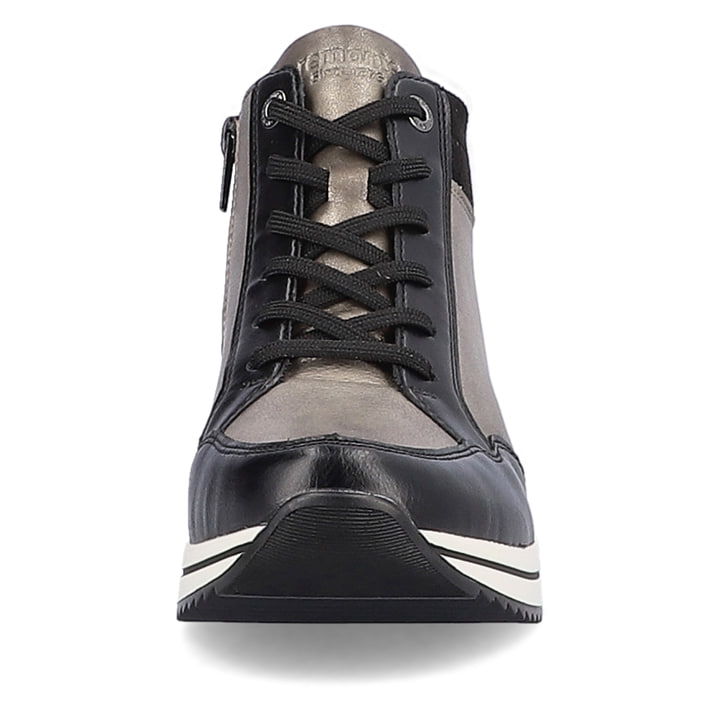 Remonte Artikelnummer D0T70-01 remonte Damen Sneaker mattschwarz-mondgrau Schlussverkauf