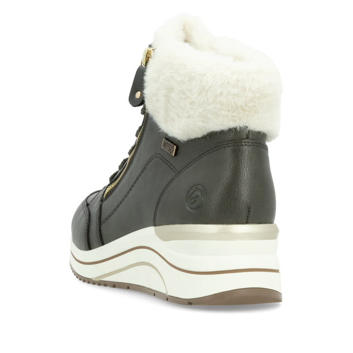Remonte Artikelnummer D0T77-52 remonte Damen Schnürstiefel tannengrün Fabrik Onlineshop