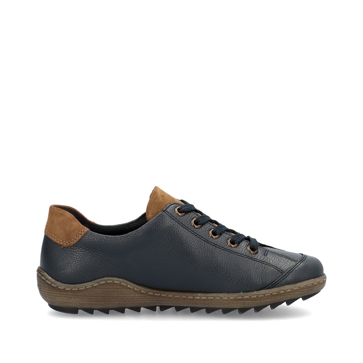 Remonte Artikelnummer R1402-16 remonte Damen Schnürschuhe königsblau-nougatbraun Fabrikpreis