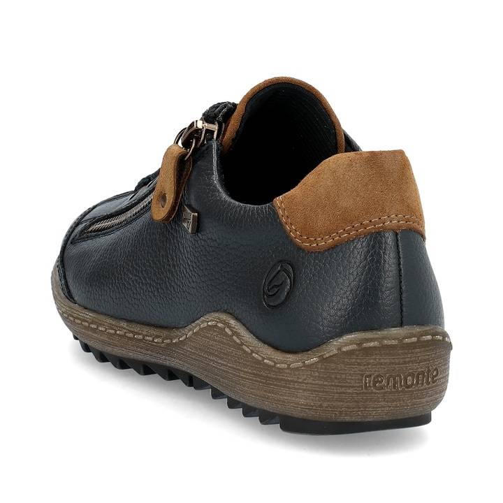 Remonte Artikelnummer R1402-16 remonte Damen Schnürschuhe königsblau-nougatbraun Fabrikpreis