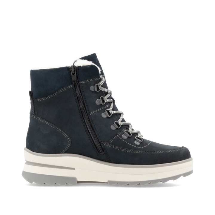 Remonte Artikelnummer D2B74-14 remonte Damen Schnürstiefel stahlblau Begrenztes Angebot