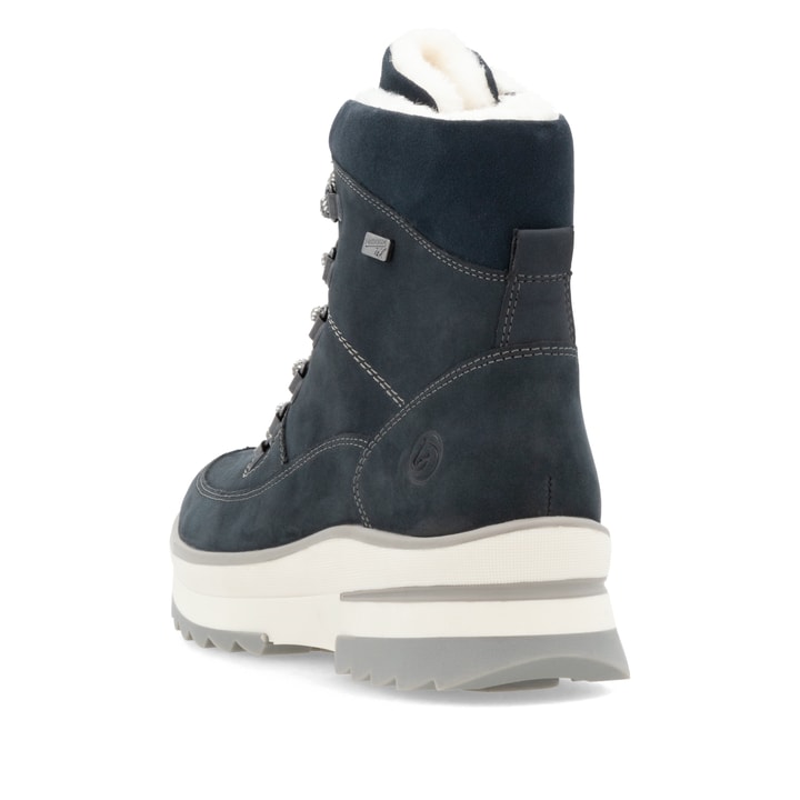 Remonte Artikelnummer D2B74-14 remonte Damen Schnürstiefel stahlblau Begrenztes Angebot