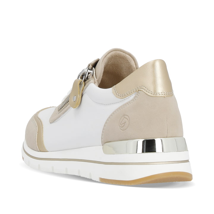 Remonte Artikelnummer R6709-80 remonte Damen Sneaker reinweiß-lehmbeige Exklusivangebot
