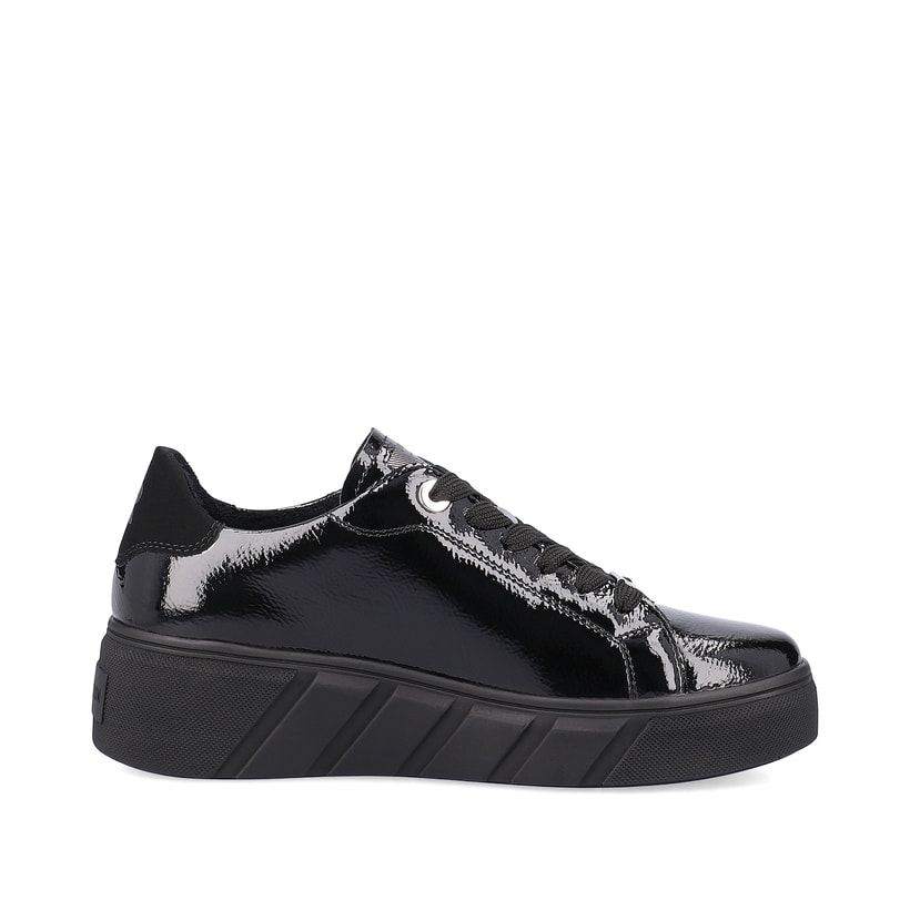 Rieker Artikelnummer W0501-00 Rieker Damen Sneaker Low mattschwarz Sonderangebote