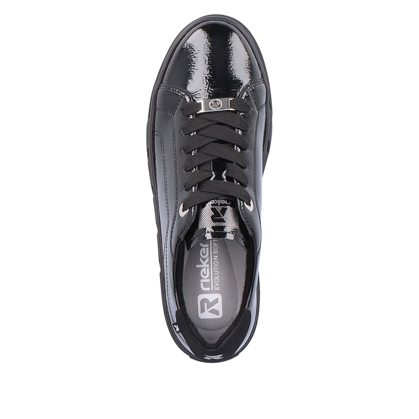 Rieker Artikelnummer W0501-00 Rieker Damen Sneaker Low mattschwarz Sonderangebote