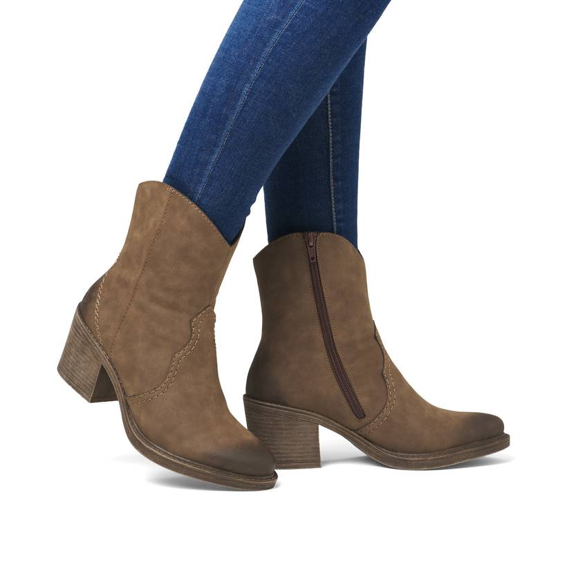 Rieker Artikelnummer Y1251-24 Rieker Damen Stiefeletten holzbraun Kostenlose Rückgabe