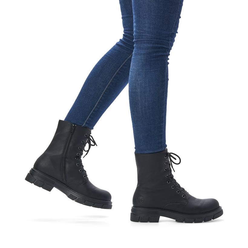 Rieker Artikelnummer Z9120-00 Rieker Damen Biker Boots graphitschwarz Begrenzte Freigabe