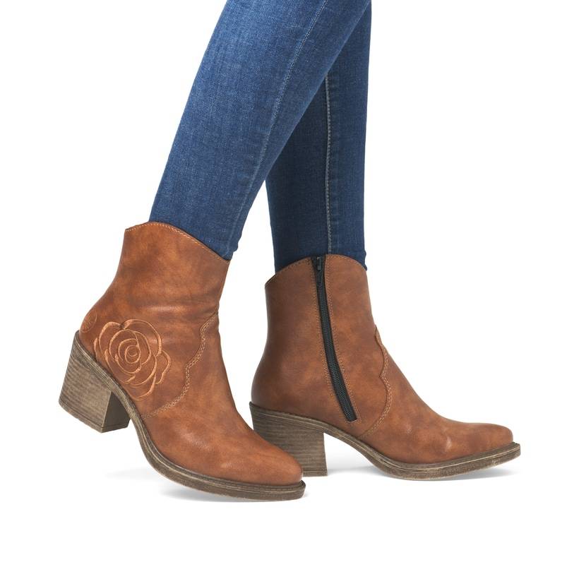 Rieker Artikelnummer Y1250-24 Rieker Damen Stiefeletten nougatbraun Letzter Tag