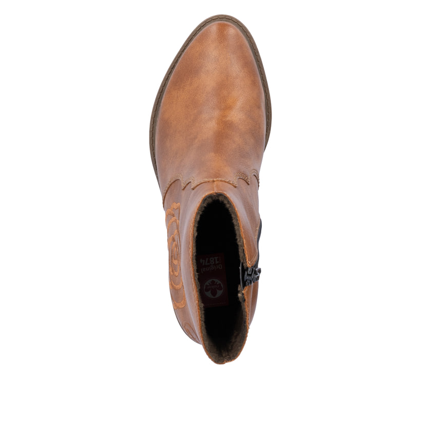 Rieker Artikelnummer Y1250-24 Rieker Damen Stiefeletten nougatbraun Letzter Tag