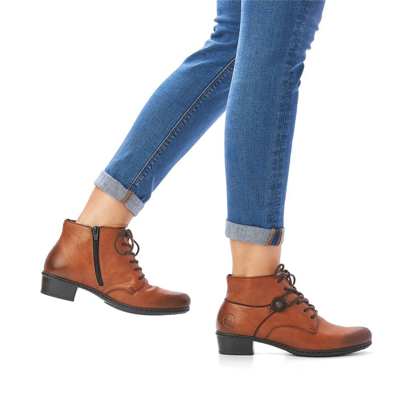 Rieker Artikelnummer Y0742-24 Rieker Damen Stiefeletten karamellbraun Zeitbegrenzte Promotion