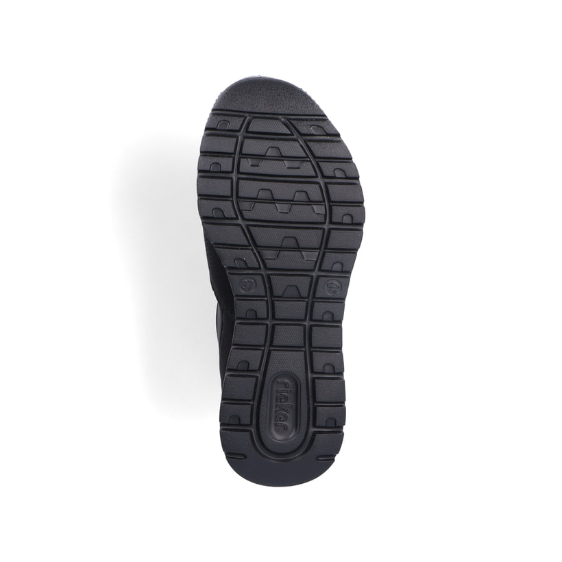 Rieker Artikelnummer M6053-00 Rieker Damen Slipper graphitschwarz Clearance-Verkauf