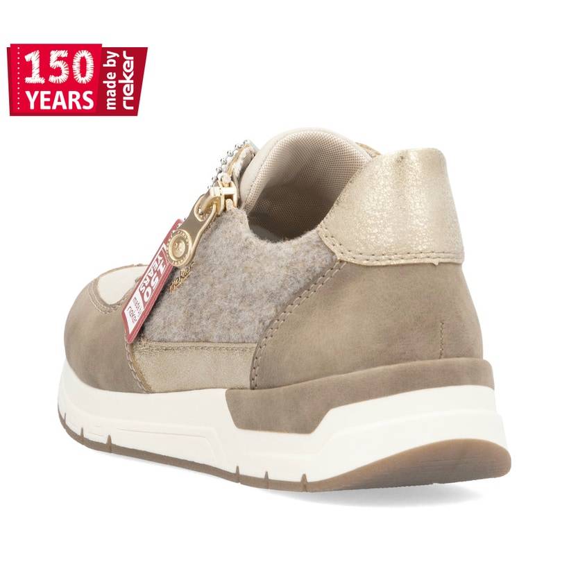 Rieker Artikelnummer 58902-64 Rieker Damen Sneaker Low braunbeige Fabrikladen