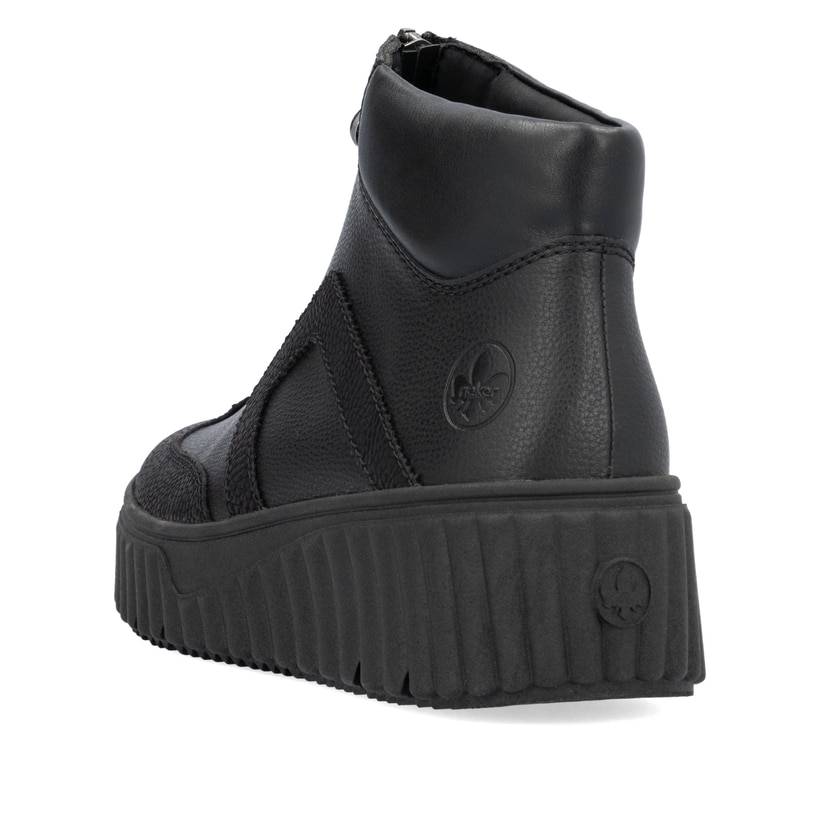 Rieker Artikelnummer N2551-00 Rieker Damen Kurzstiefel nachtschwarz Begrenzt auf 3 Tage
