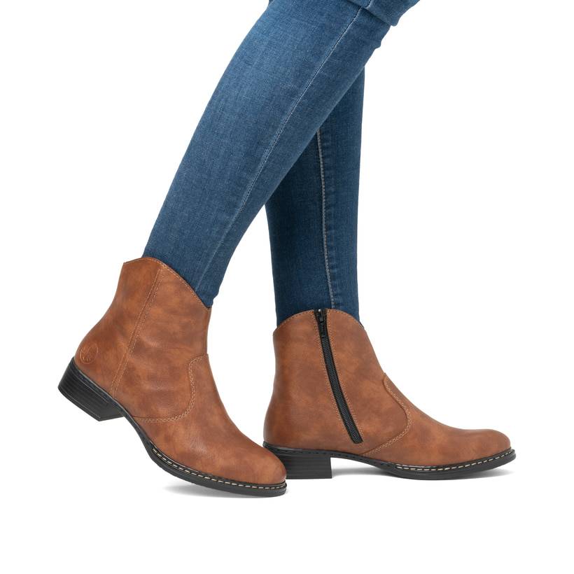Rieker Artikelnummer 73467-24 Rieker Damen Kurzstiefel noisette Speichern exportieren