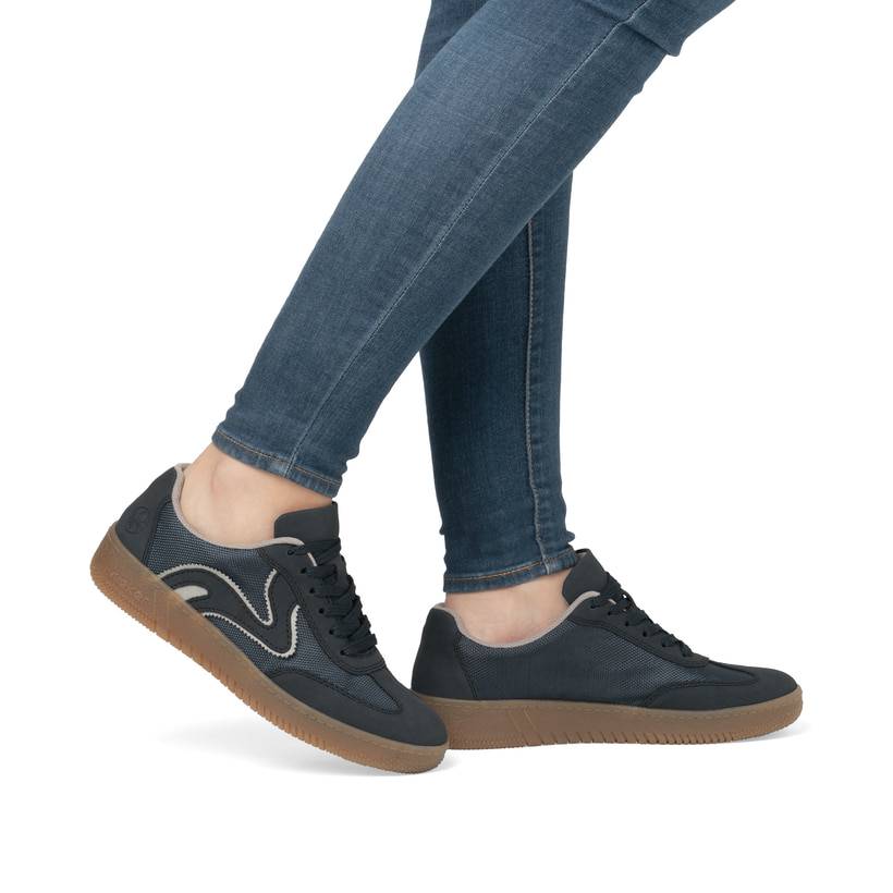 Rieker Artikelnummer M5512-14 Rieker Damen Sneaker Low royalblau zollfrei