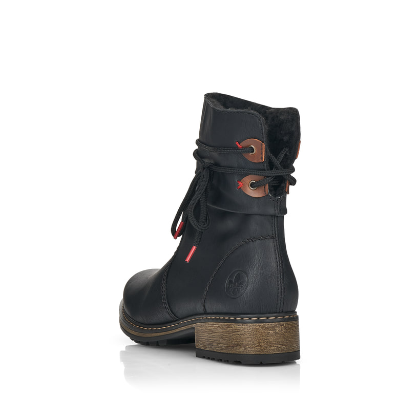 Rieker Artikelnummer Z68M1-01 Rieker Damen Kurzstiefel mattschwarz Rabatte dieses Monats