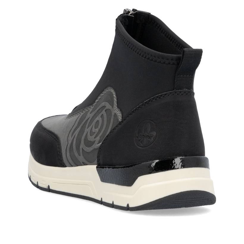 Rieker Artikelnummer 58956-00 Rieker Damen Slipper carbonschwarz Outlet
