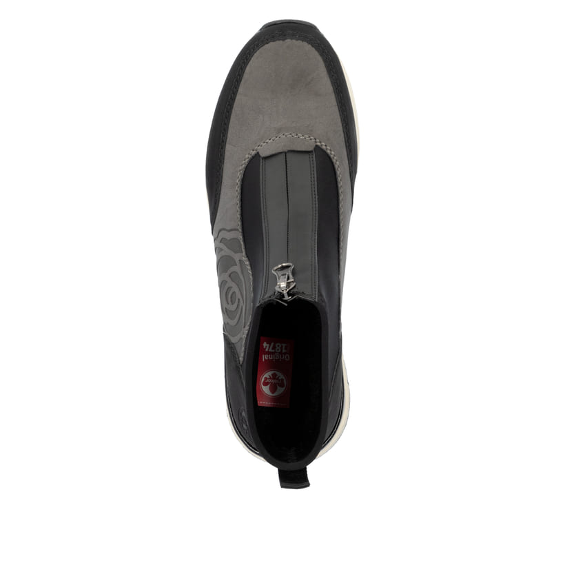 Rieker Artikelnummer 58956-00 Rieker Damen Slipper carbonschwarz Outlet