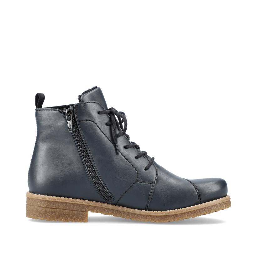 Rieker Artikelnummer 73500-14 Rieker Damen Schnürstiefel marineblau Auslauf